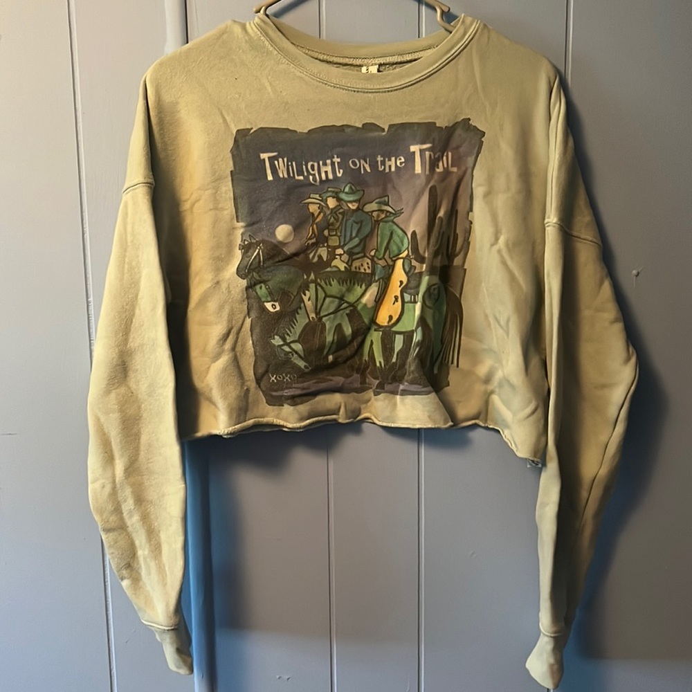 Cropped sweatshirt